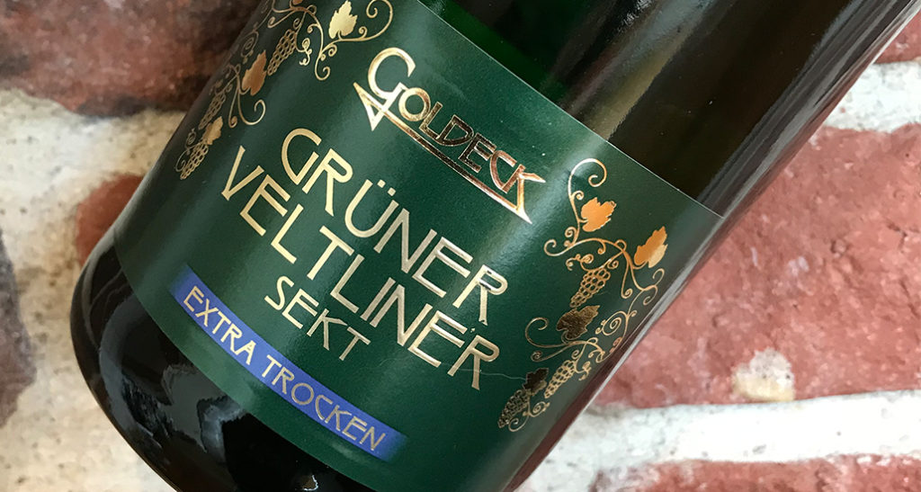 Goldeck Grüner Veltliner -Bubbel från Österrike