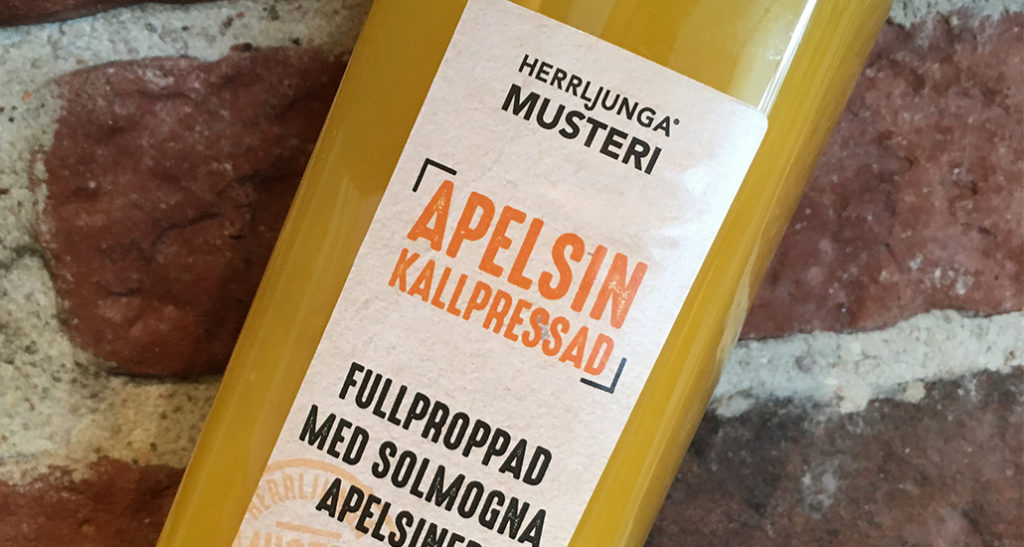 Herrljunga Musteri kallpressad apelsinjuice -Naturligt fräsch