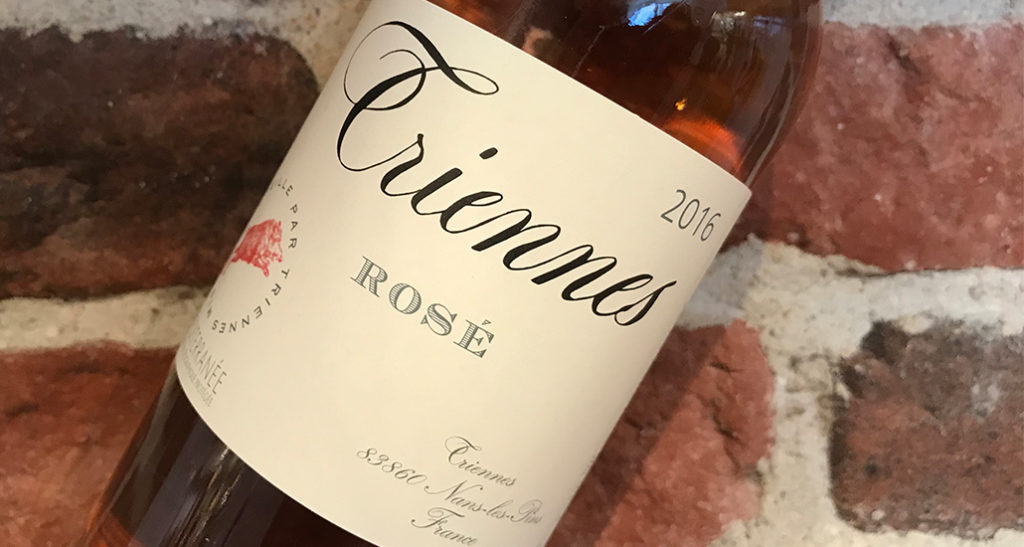 Triennes Rosé 2016 från Provence -Tillfälligt på hyllorna