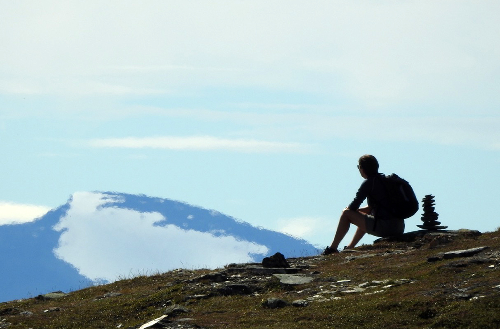 Meditation på berget Njullá