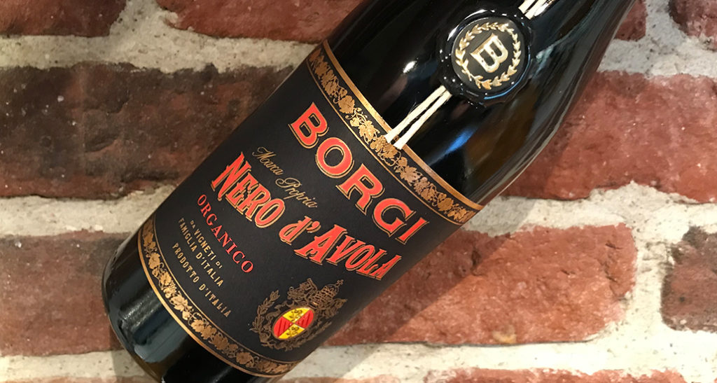 Borgi Nero d'Avola Organico -härliga smaker från Sicilien