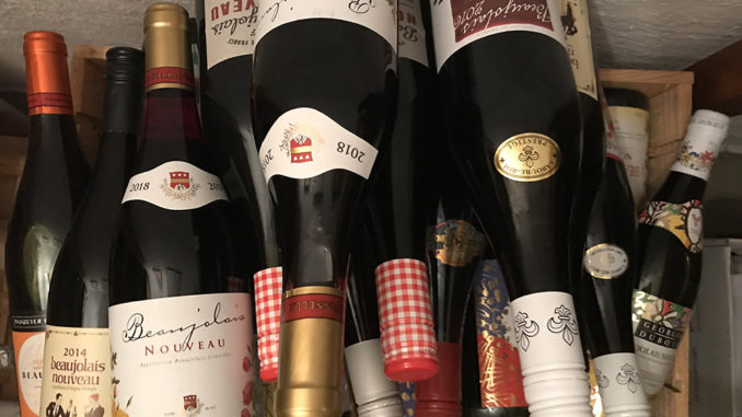 Beaujolais Nouveau i vinkällaren