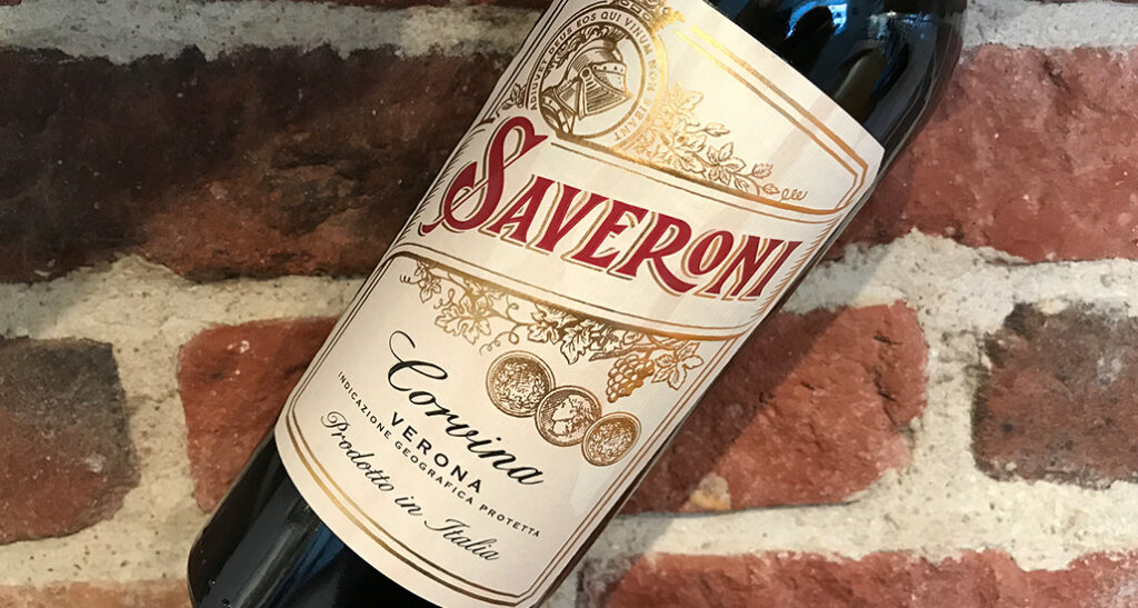 Saveroni Corvina 2017 -Prisvärt pastavin