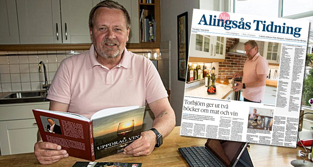 torbjörn ger ut två böcker om mat och vin