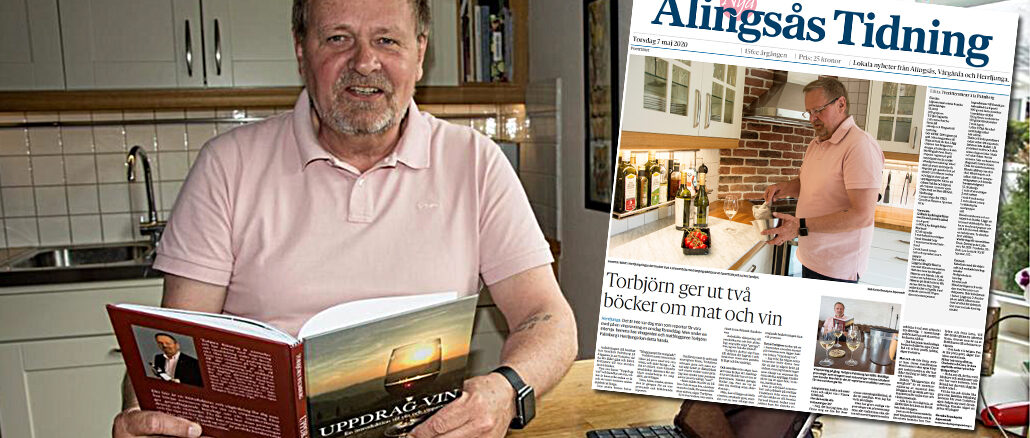 torbjörn ger ut två böcker om mat och vin