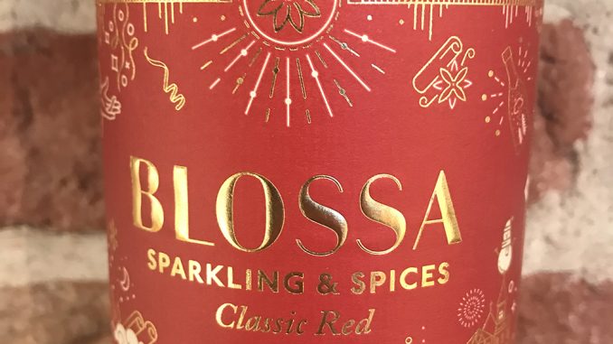 Blossa Sparkling & Spices Classic Red -front label