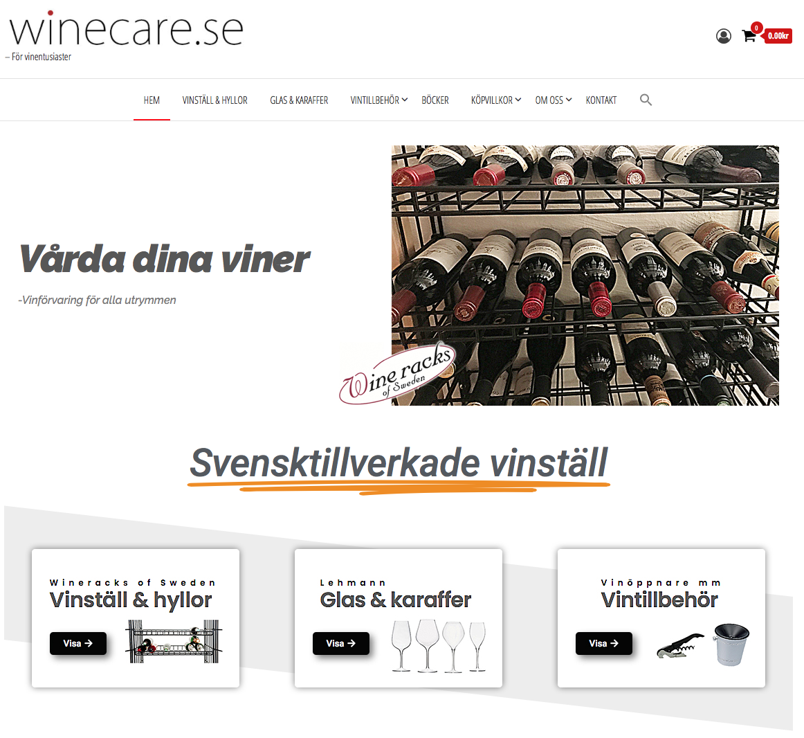 winecare.se -för vinentusiaster