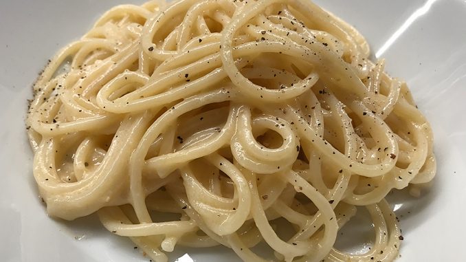 Spaghetti med tryffelsås -det enkla är det geniala