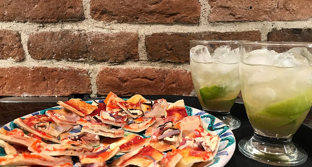 Caipirinha & pizzaskärvor -läskande och gott