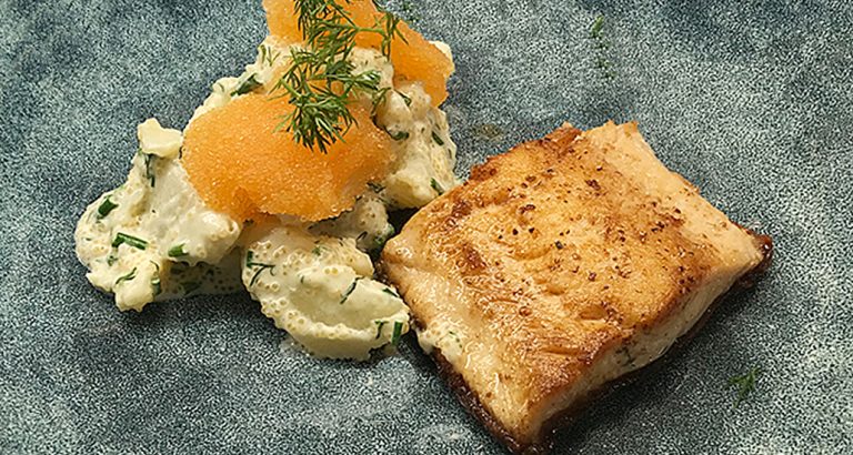 Stekt röding med löjromspotatis -akta dig vad gott