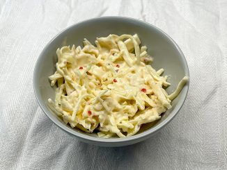 Coleslaw med chiliflakes