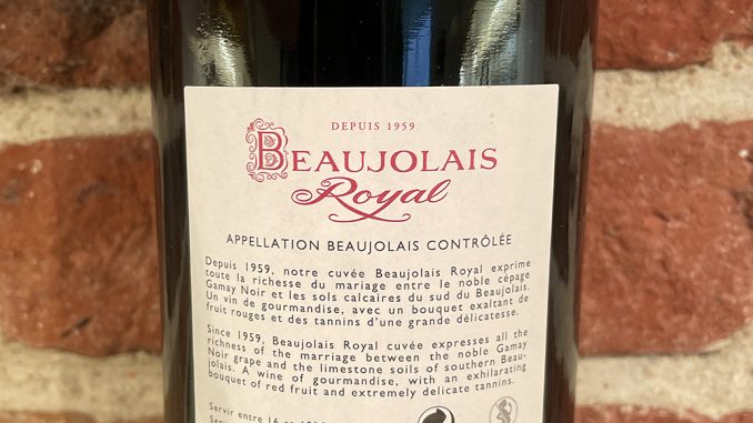 Beaujolais Royal -back