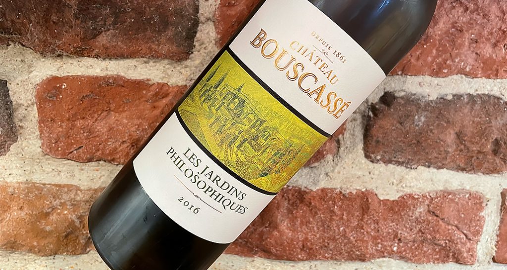 Château Bouscassé Les Jardins Philosophiques -fylligt vitt vin