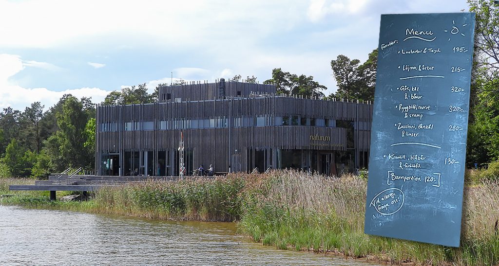 Restaurang Hvita Hjorten vid Läckö slott -en favorit