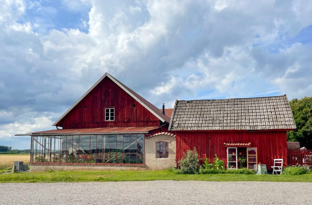 Vedens Lustgård -pizza på skaraslätten