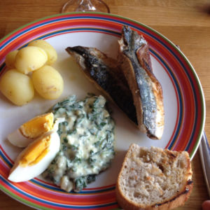 Stekt makrill