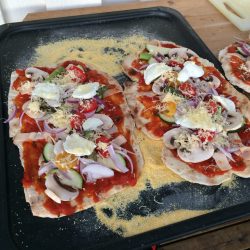 Grilla pizza Grilla pizza