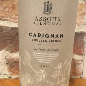 Les Fleurs Sauvages Carignan label Les Fleurs Sauvages Carignan label