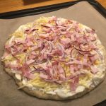 Torbjörns tarte-pizza lägg på bacon Torbjörns tarte-pizza lägg på bacon