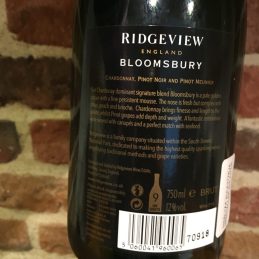 Ridgeview Bloomsbury back Ridgeview Bloomsbury back