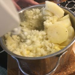 Lenas kungliga potatismos krossa potatisen
