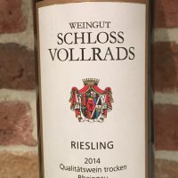 Schloss Vollrads Riesling front Schloss Vollrads Riesling front