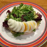 Torbjörns räkmacka ägg