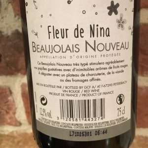 Beaujolais Nouveau 2017 back Beaujolais Nouveau 2017 back