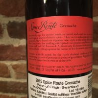 Spice Route Grenache Back Spice Route Grenache Back