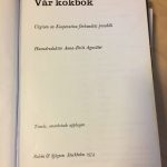 Vår kokbok 1974 Vår kokbok 1974
