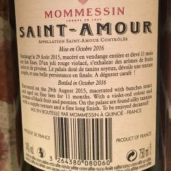 Saint-Amour Grandes Mises Back