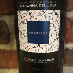 Colline Novaresi Nebbiolo 2015 -En stram norditalienare front
