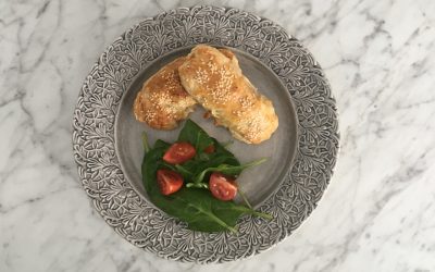 Smarta piroger och sallad