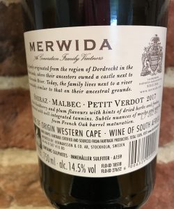 Merwida -Rättvist från Sydafrika Back Merwida -Rättvist från Sydafrika Back