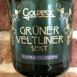 Goldeck Gruner Veltliner Sekt Front