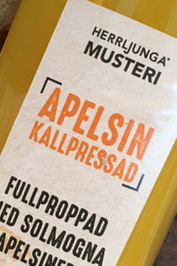 Herrljunga Musteri kallpressad apelsinjuice -Naturligt fräsch