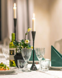 Dukat bord på Restaurang Ekbacken