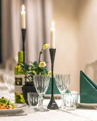 Dukat bord på Restaurang Ekbacken
