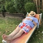 I trädgården på Albergo del Chianti