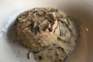 Sformatino soffice di cipolle rosse e tartufo