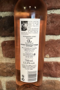 Puy Chéri Rosé -back
