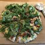 Tarte Flambée -Klar för servering Tarte Flambée -Klar för servering