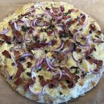 Tarte Flambée -färdigbakad
