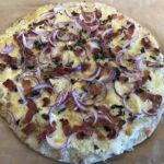 Tarte Flambée -färdigbakad