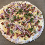 Tarte Flambée -redo för ugnen