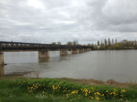 Bron över Loire vid Pouilly