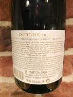 Cercius Rouge 2016 -back Cercius Rouge 2016 -back